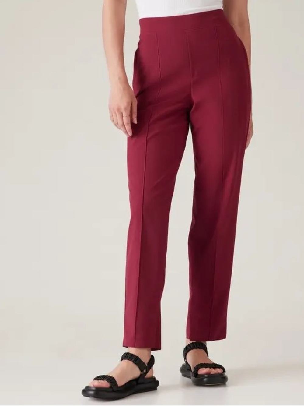 Athleta Brooklyn Heights High Rise Pull On Pants Sz 6